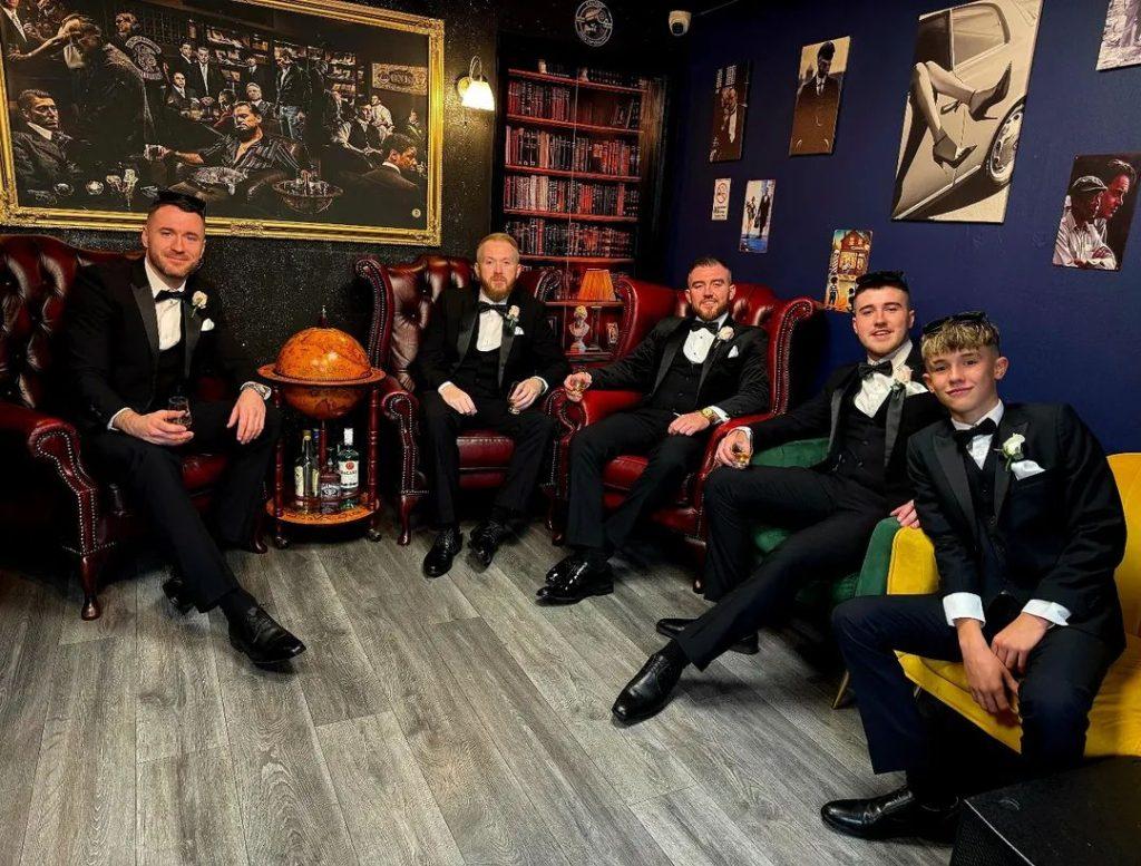 Labi's Barber team celebration